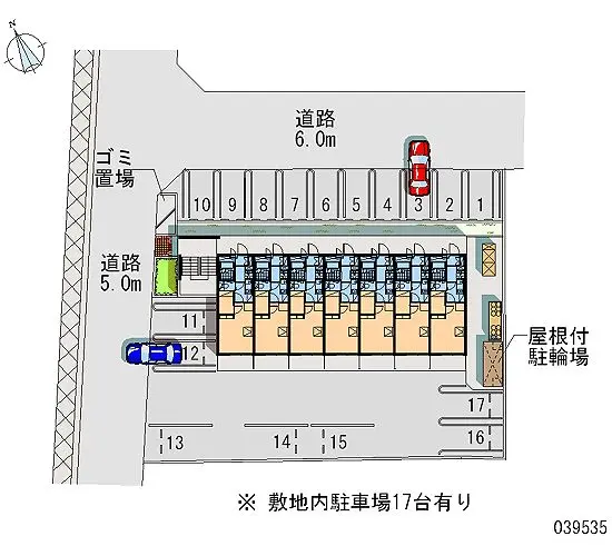 ★手数料０円★半田市宮本町　月極駐車場（LP）